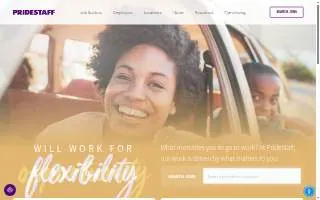 PrideStaff of Asheville website