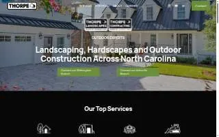 Thorpe Landscapes of Asheville website