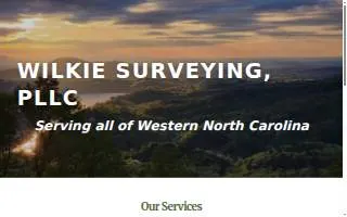 Wilkie Surveying, PLLC of Asheville website