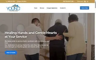 Young Home Care website