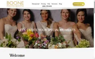 Boone Photo Booth website