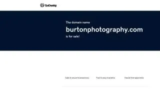 Burton Photography of Boone website