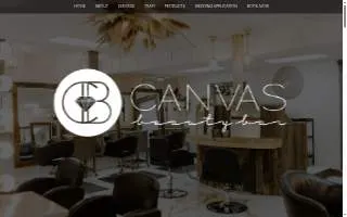 Canvas Beauty Bar website
