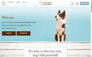 Discovery Dog Training, LLC website