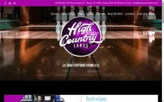 High Country Lanes website