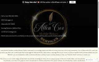 Allen Cox Mobile Notary Public