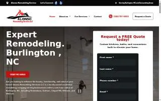 Alonso Remodeling Service LLC of Burlington website