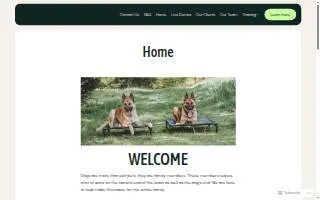 Backyard Canine Academy of Burlington website