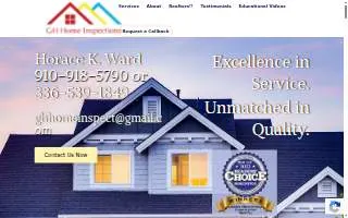GH Home Inspections website
