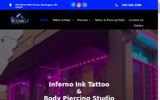 Inferno Ink Tattoo & Body Piercing Studio of Burlington