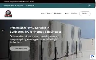 Quality HVAC/R and Electrical website