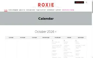 Roxie's Florist website
