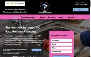 Thor's Plumbing Solutions of Burlington website