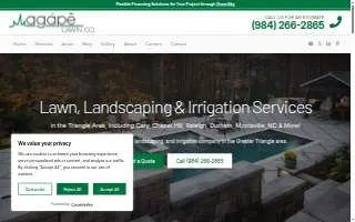 Agape Lawn Company website