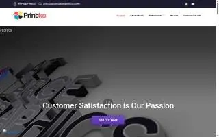 At Large Graphics - Signs and Printing website