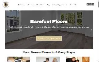 Barefoot Floors of Cary website
