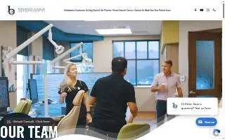 Bovenizer and Baker Orthodontics of Cary website