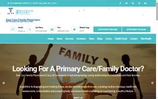 East Cary Family Physicians website