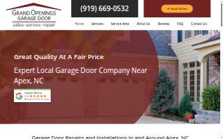 Grand Openings Garage Door of Cary