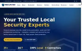 MySecurtek of Cary website