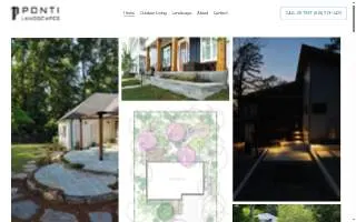 Ponti Landscapes Inc website