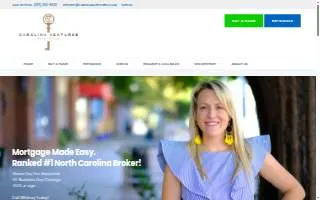 Carolina Ventures Mortgage of Chapel Hill website