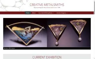 Creative Metalsmiths website