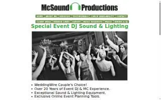 McSound Productions website