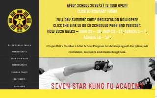 Seven Star Kung Fu Academy website
