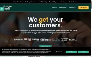 Triangle Digital Partners website