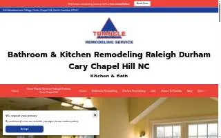 Triangle Remodeling Service website