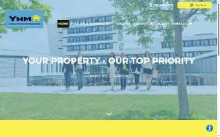 Yellow House Management website