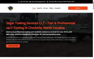 A&R Towing of Charlotte website
