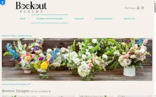 Bookout Blooms website