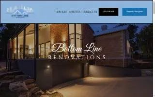 Bottom Line Renovations website