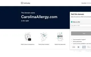 Carolina Asthma & Allergy Center - Eastover website
