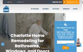 Carolina Home Remodeling website