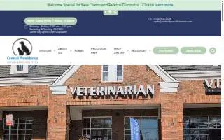 Central Providence Veterinary Hospital website
