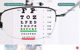 Charlotte Optometric Clinic, PA website