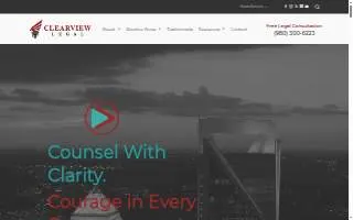 ClearView Legal website