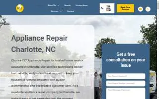 CLT Appliance Repair of Charlotte website