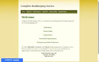 Complete Bookkeeping Service website