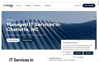 Complete of Charlotte website