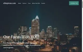 Elite Physical Therapy Eastover website