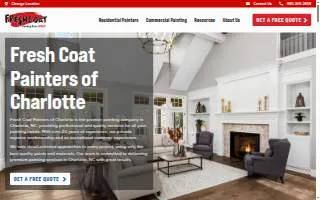Fresh Coat Painters of Charlotte website