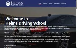 Helms Driving School, LLC. website