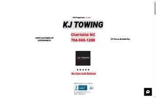 KJ Towing website