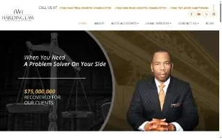 Law Offices of William H Harding website