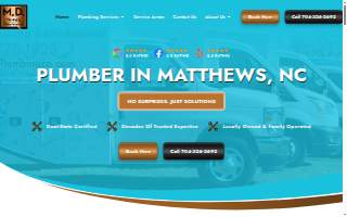M.D. Plumbing, Water Heater & Sewer Repair