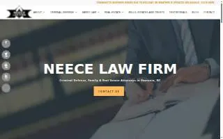 Neece Law Firm of Charlotte website